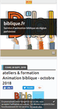 Mobile Screenshot of biblique.fr